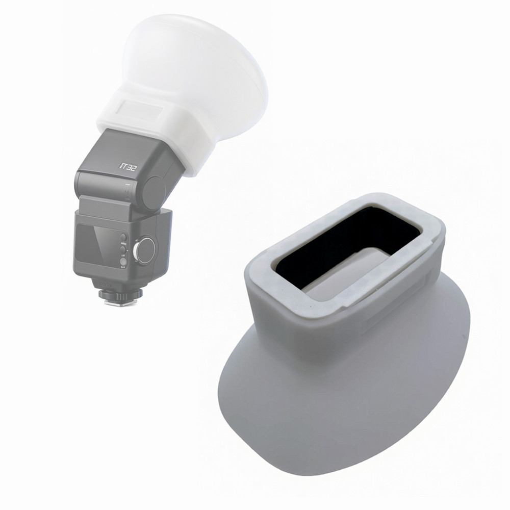 Pop Up Flash Diffuser - 실리콘 플래시 디퓨저 소프트 돔 디퓨전