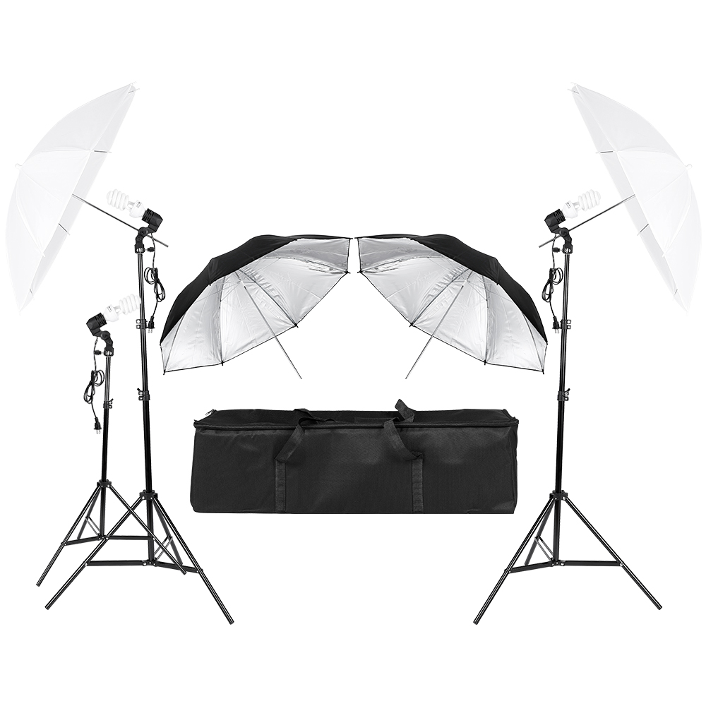 Photography Umbrella Light - 3*45W 사진 촬영 비디오 인물 사진