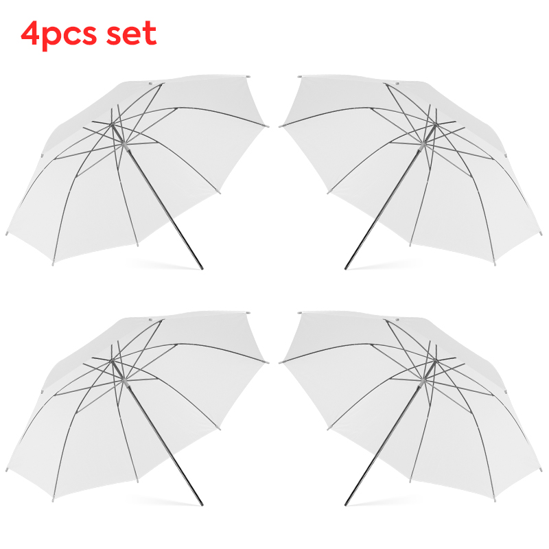Photography Umbrella Light - 76 * 80cm X4 투명 화이트