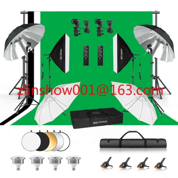 Photography Umbrella Light - 포토 스튜디오 장비 2.6*3m/2*3m 배경 스탠드