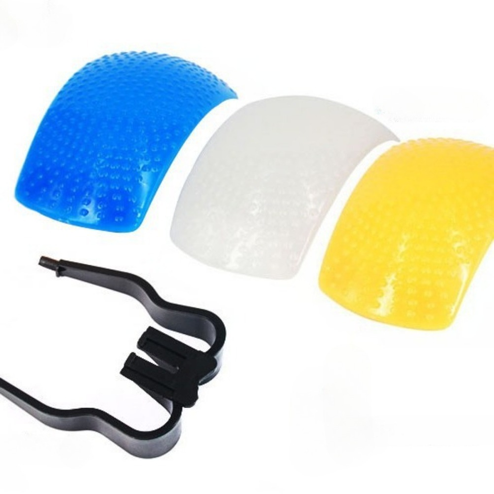 유니버설 팝업 카메라 플래시 디퓨저 3색 PE 소프트박 - Pop Up Flash Diffuser 리뷰 및 가격