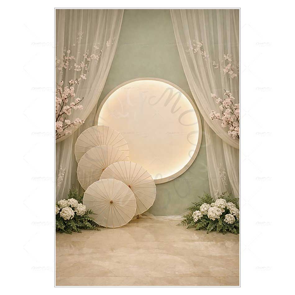 새로운 중국 스타일 사진 배경막 우산 부드러운 조명 꽃 - Photography Umbrella Light 리뷰 및 가격
