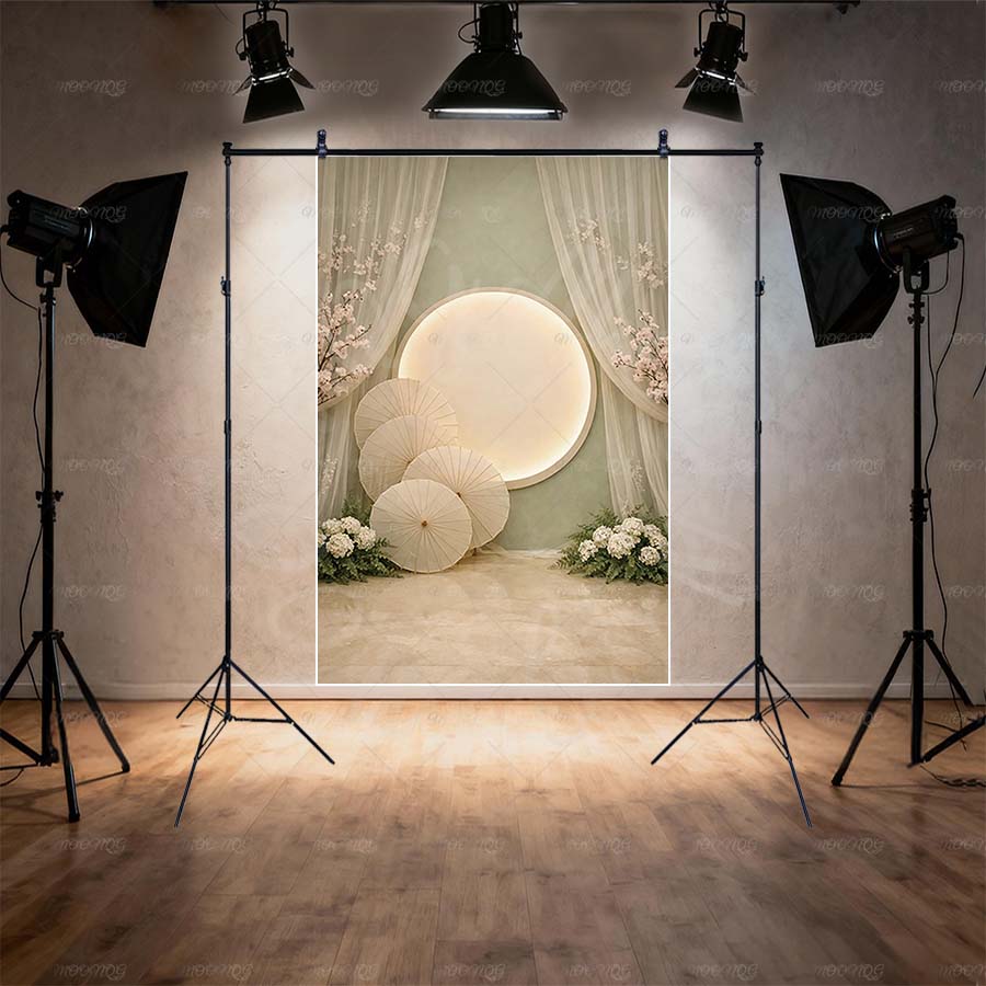 새로운 중국 스타일 사진 배경막 우산 부드러운 조명 꽃 - Photography Umbrella Light 리뷰 및 가격