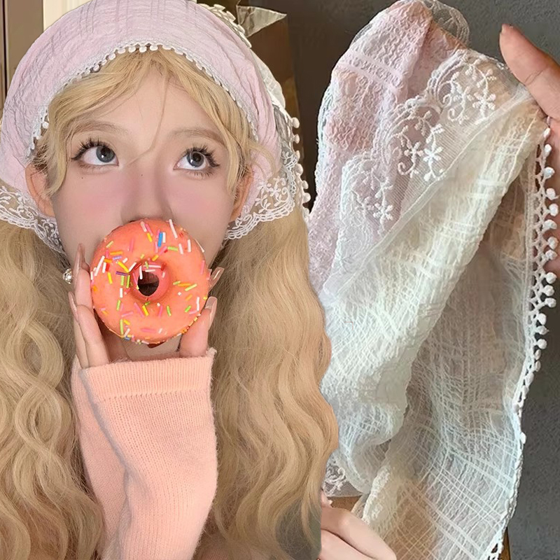 패션 화이트 레이스 헤드 랩 스카프 여성을위한 수 놓은 - Photography Triangle 리뷰 및 가격