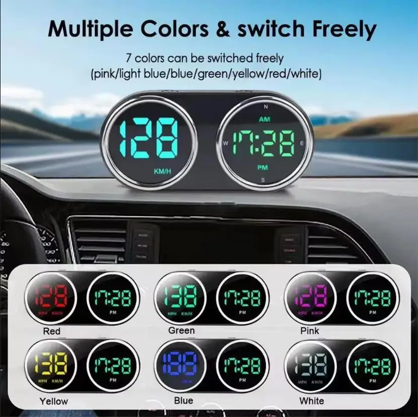 자동차 오토바이 전자 시계 GPS HUD KM/H MP - Intervalometer Timer 리뷰 및 가격