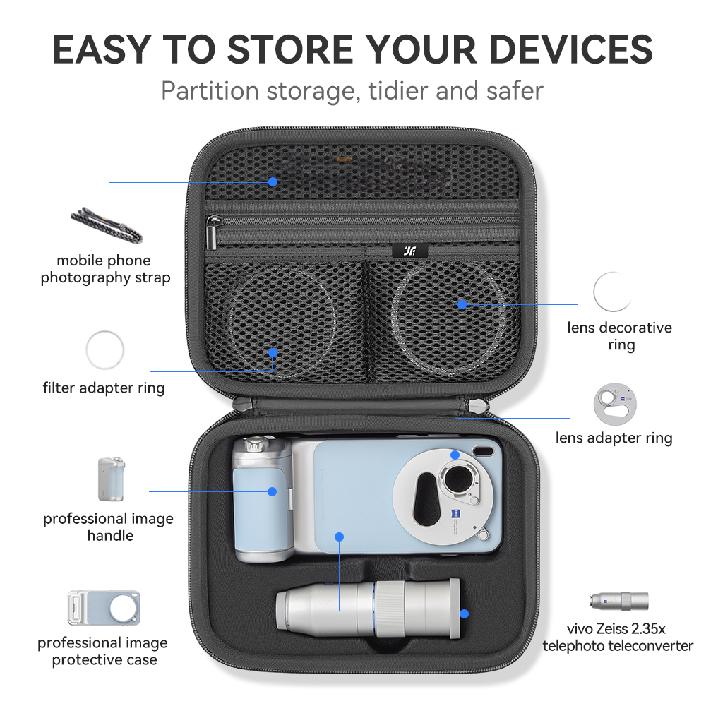 XFJI 휴대용 케이스 PU 가죽 보관 가방 VIVO  - Photography Kit Vivo X300 리뷰 및 가격