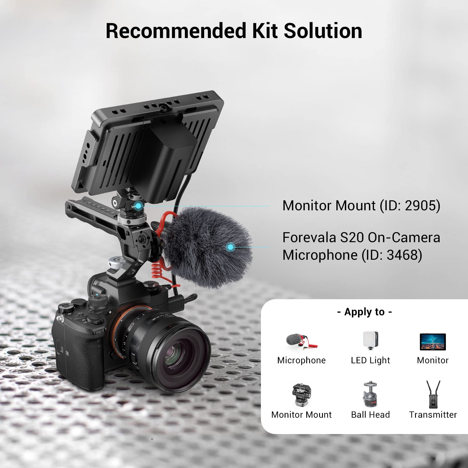 SmallRig NATO 탑 핸들 라이트(콜드 슈 포함 - Camera Cage Rig 리뷰 및 가격