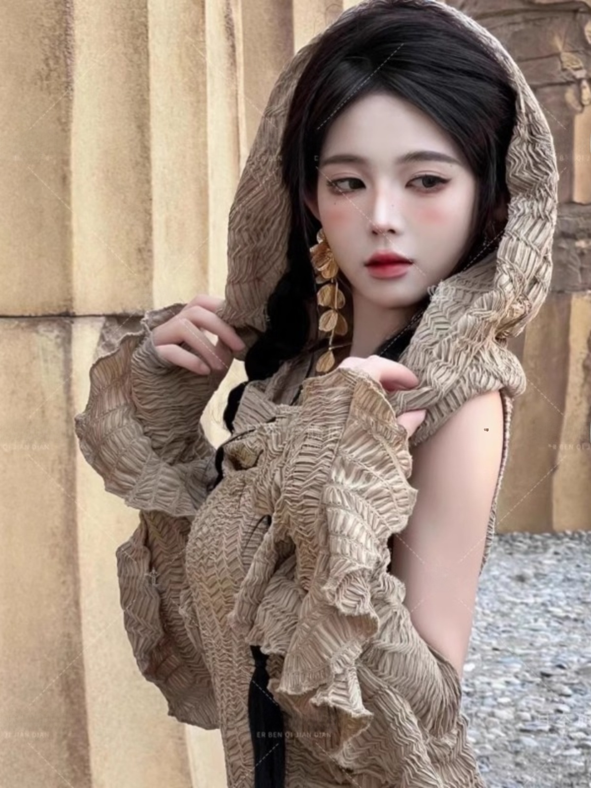 사막 테마의 긴 드레스, 여성 패션, 민족 스타일, 여 - Photography Fashion 리뷰 및 가격