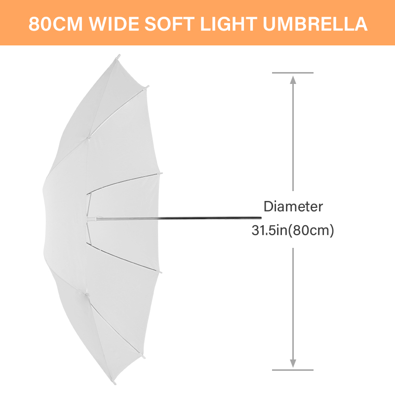 76 * 80cm X4 투명 화이트 라이트 디퓨저 우산 - Photography Umbrella Light 리뷰 및 가격
