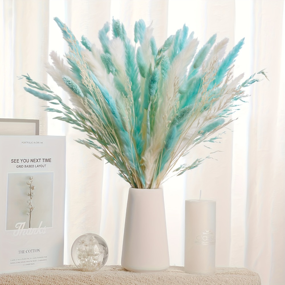 말린 꽃 인공 꽃다발 블루 자연 Phragmites 홈 - Photography Graduation 리뷰 및 가격