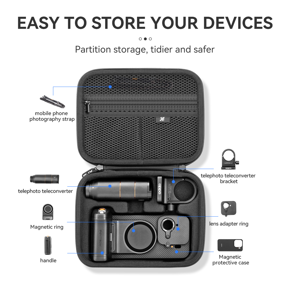 XFJI 보관 가방 케이스 PU 가죽 내충격 하드 쉘  - Photography Kit Vivo X300 리뷰 및 가격