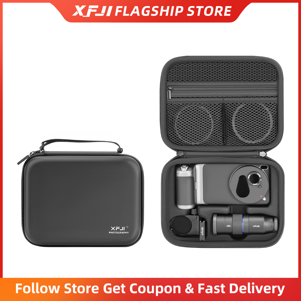 XFJI 보관 가방 케이스 PU 가죽 내충격 하드 쉘  - Photography Kit Vivo X300 리뷰 및 가격