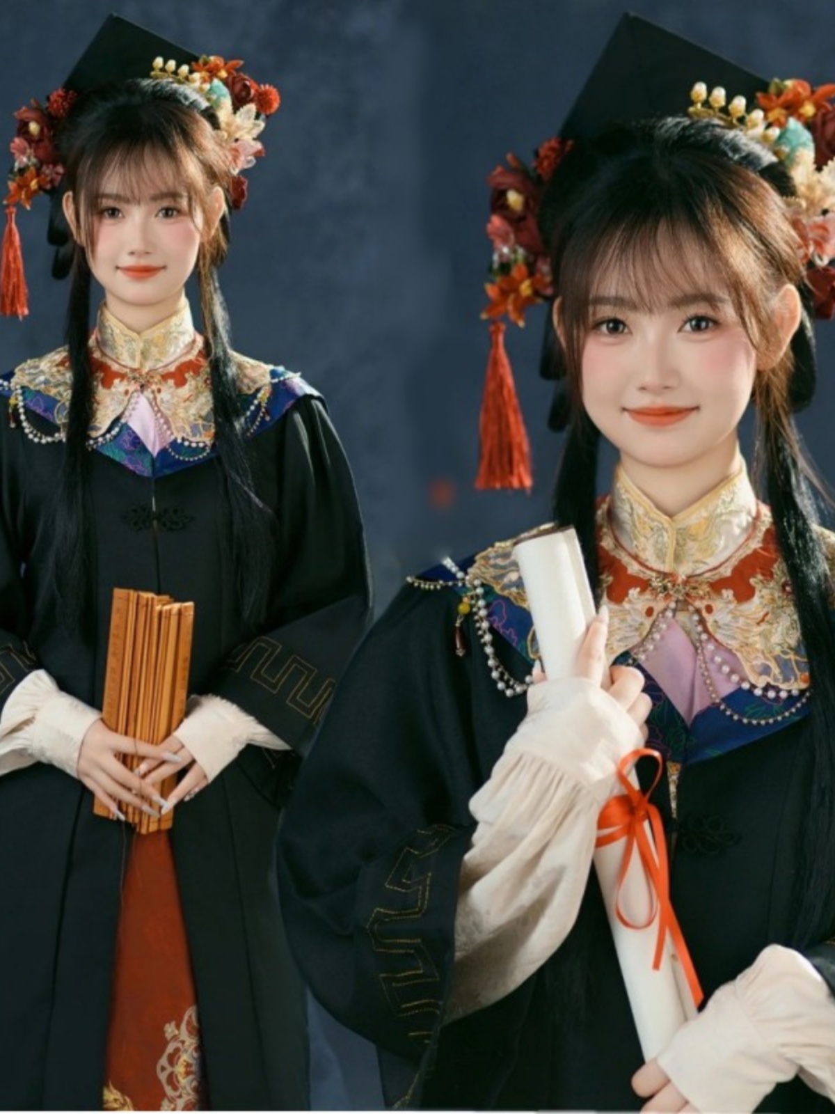 새로운 중국풍 스튜디오 촬영용 명나라 한푸 여성 졸업  - Photography Graduation 리뷰 및 가격